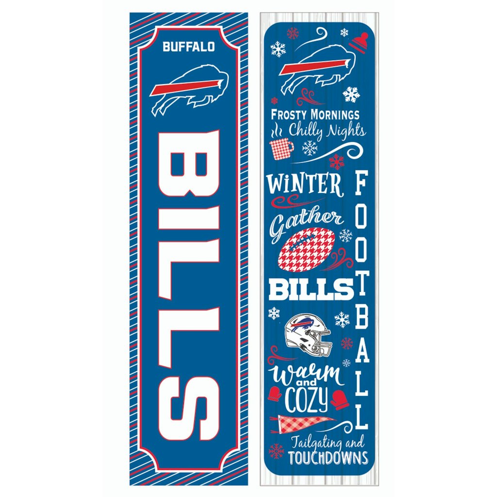 Buffalo Bills 47-Inch Double-Sided Fan Sign: $79.99 Buffalo Bills 47-Inch Double-Sided Fan Sign: $79.99