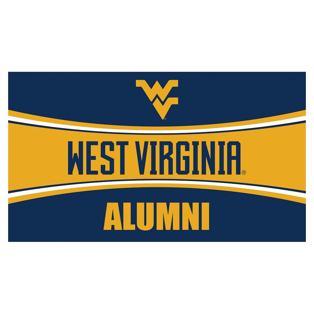 West Virginia Mountaineers 28" x 16" Alumni Trapper Door Mat: $39.99 West Virginia Mountaineers 28" x 16" Alumni Trapper Door Mat: $39.99