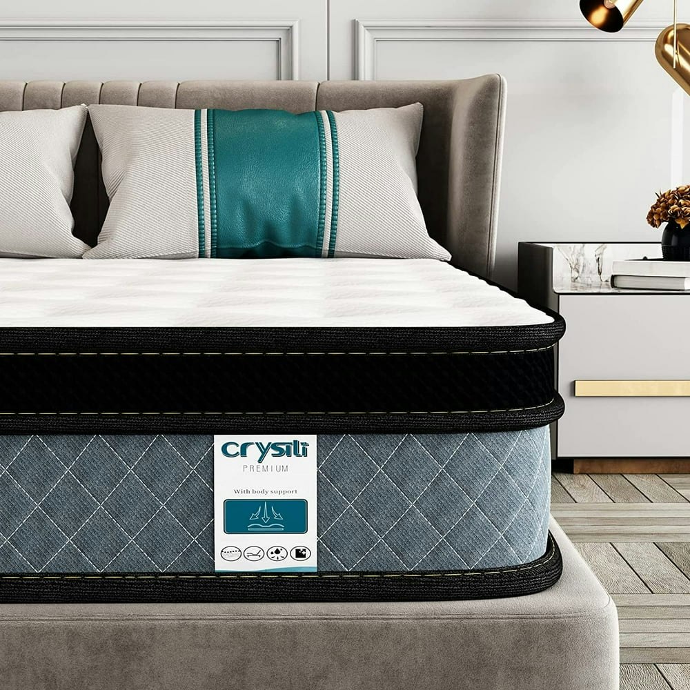 Crystli 10-Inch King Size Hybrid Mattress: $209.99