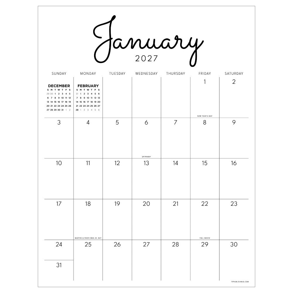 TF Publishing 2027 Large Art Poster Wall Calendar: $19.99 TF Publishing 2027 Large Art Poster Wall Calendar: $19.99