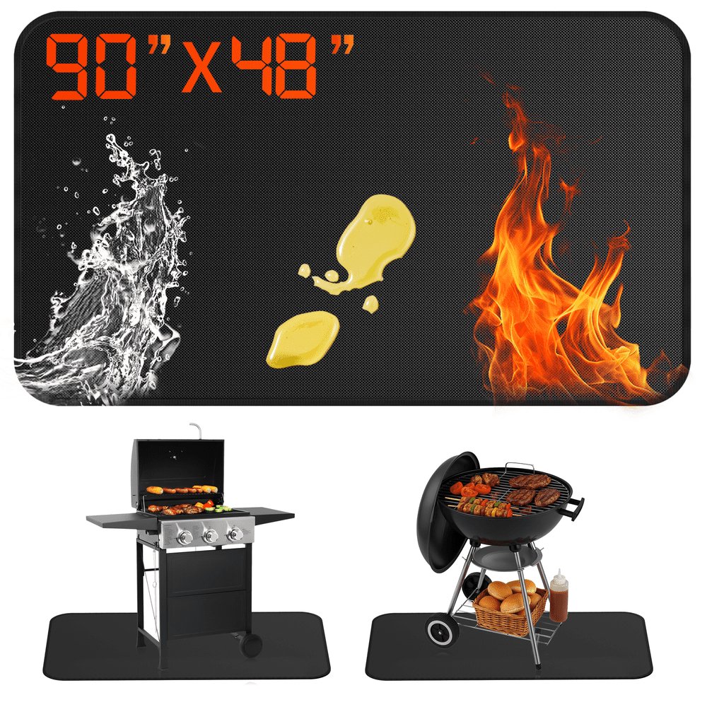 90" x 48" Outdoor Grill and Fire Pit Mat: $32.79
