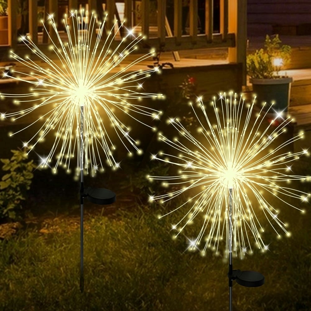 Rican Solar Firework Garden Stake Lights 2-Pack: $11.99 Rican Solar Firework Garden Stake Lights 2-Pack: $11.99
