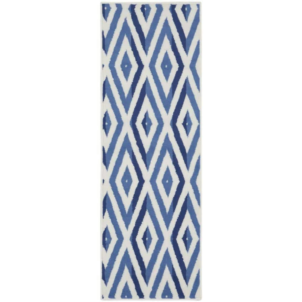 2' x 8' White Geometric Washable Area Rug Runner: $27.99 2' x 8' White Geometric Washable Area Rug Runner: $27.99