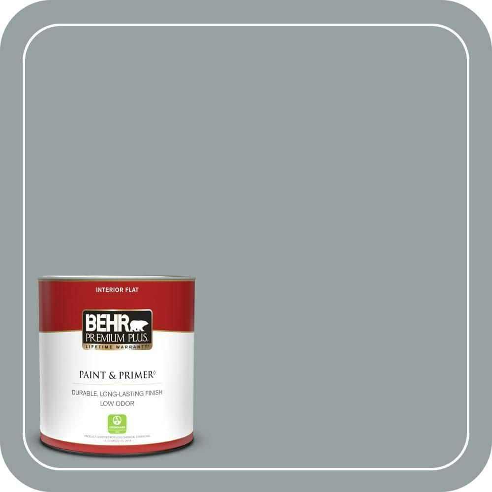 Home Decorators Collection Grey River Rock Flat Interior Paint and Primer 1-Quart: $17.48 Home Decorators Collection Grey River Rock Flat Interior Paint and Primer 1-Quart: $17.48