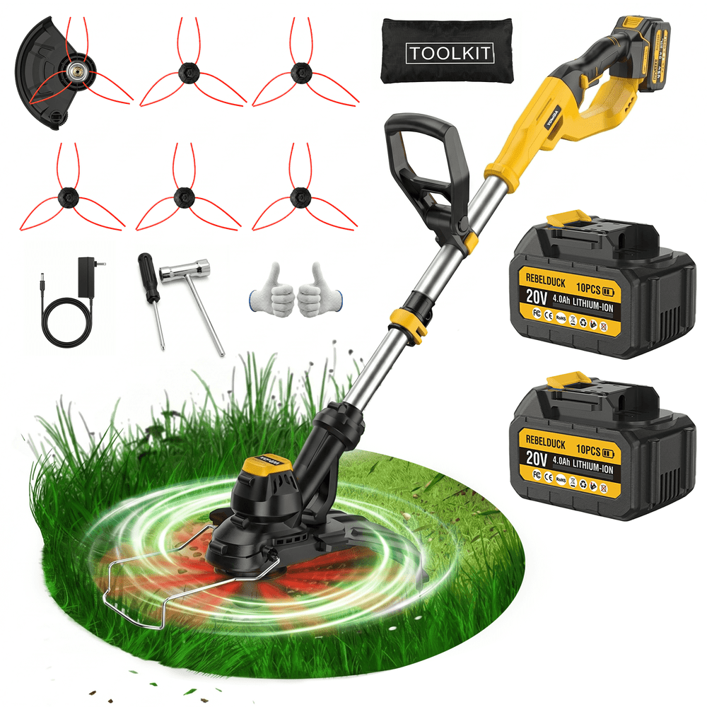 Aovox 14-inch 2-in-1 Brushless String Trimmer w/ 2 Batteries: $58.99 Aovox 14-inch 2-in-1 Brushless String Trimmer w/ 2 Batteries: $58.99