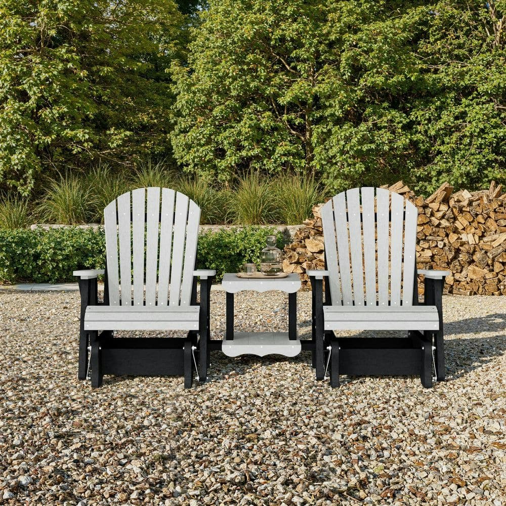 Heritage 2-Person HDPE Plastic Double Rocking Glider Set: $1,629 Heritage 2-Person HDPE Plastic Double Rocking Glider Set: $1,629