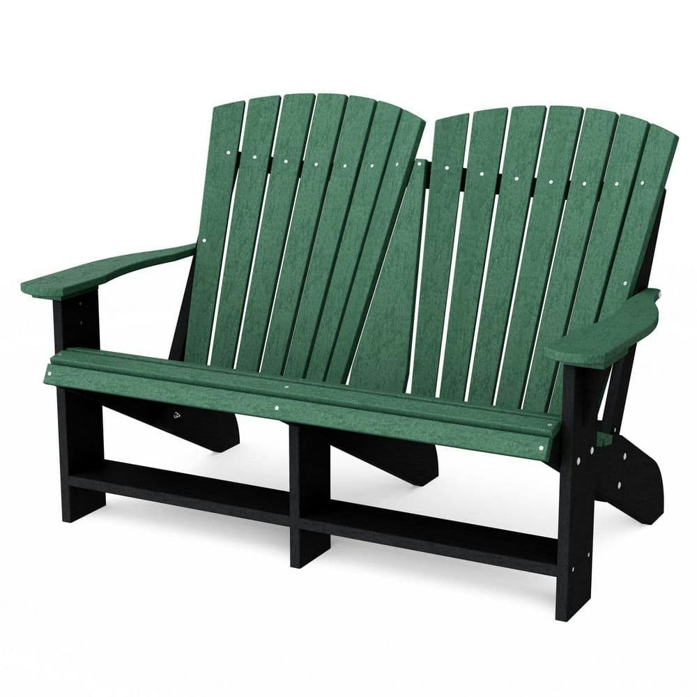 Heritage Turf HDPE Plastic Double Adirondack Chair: $689