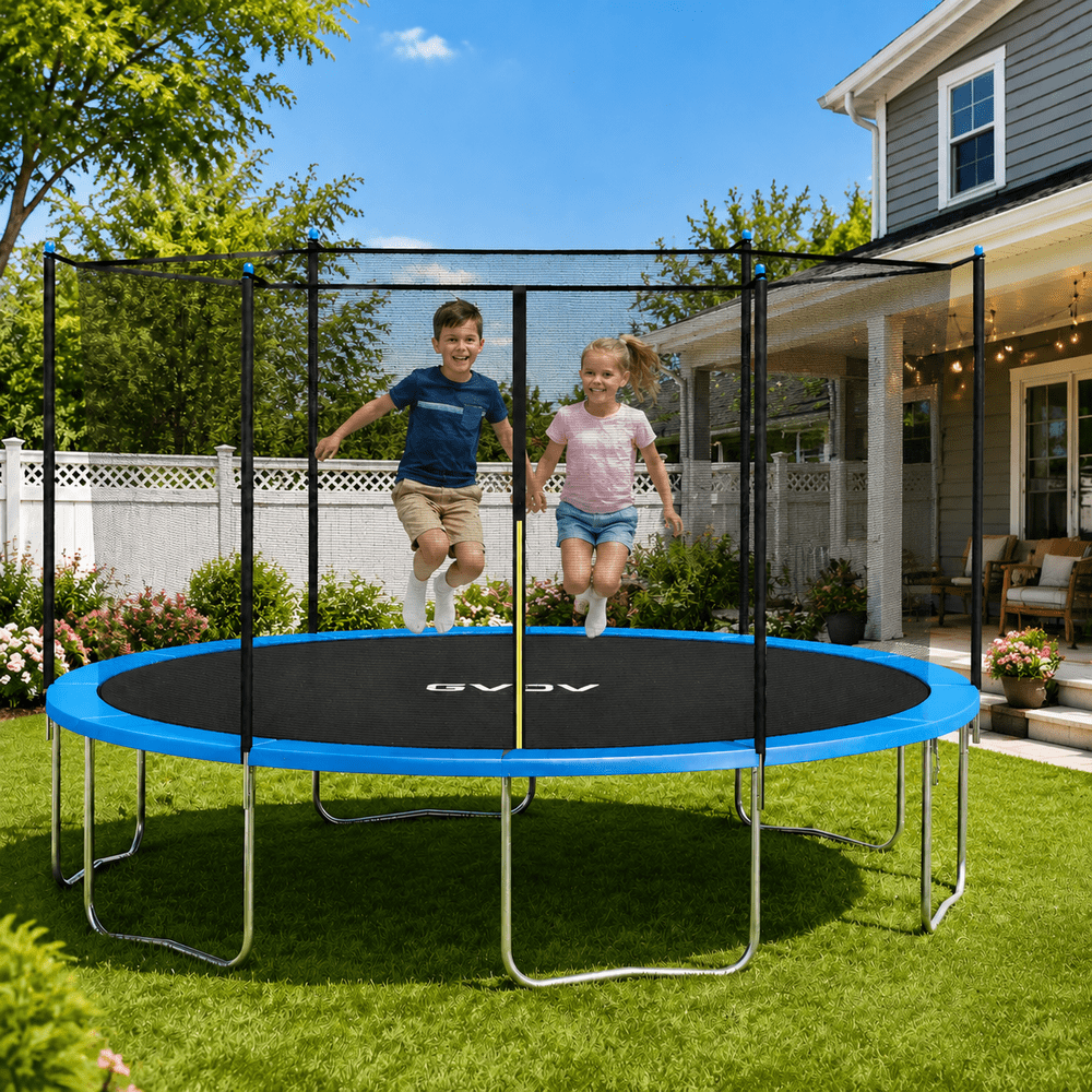 GVDV 14-Foot Outdoor Recreational Trampoline: $199.93 GVDV 14-Foot Outdoor Recreational Trampoline: $199.93