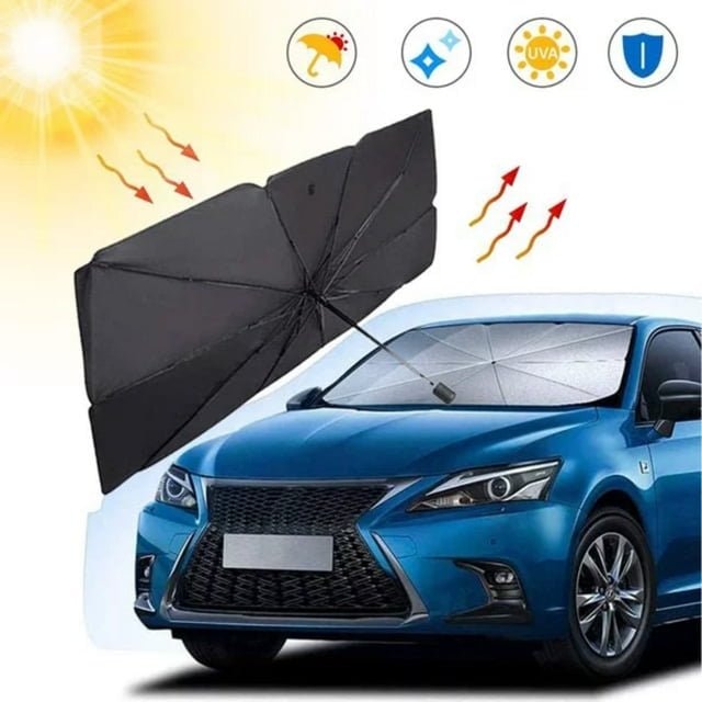 Foldable Car Windshield Sunshade 55"x31": $11.39 Foldable Car Windshield Sunshade 55"x31": $11.39