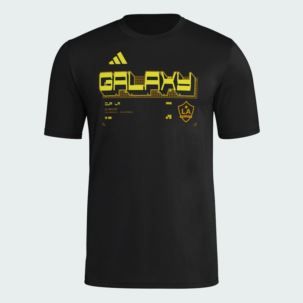 LA Galaxy Men's Short Sleeve Pregame T-Shirt: $40