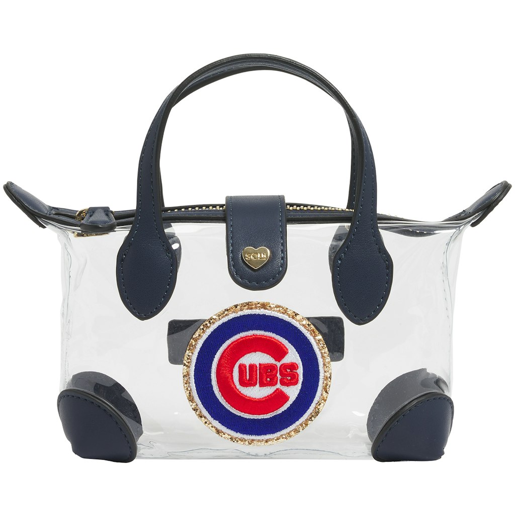 Stoney Clover Lane Chicago Cubs Clear Pouchette Crossbody Bag: $90 Stoney Clover Lane Chicago Cubs Clear Pouchette Crossbody Bag: $90