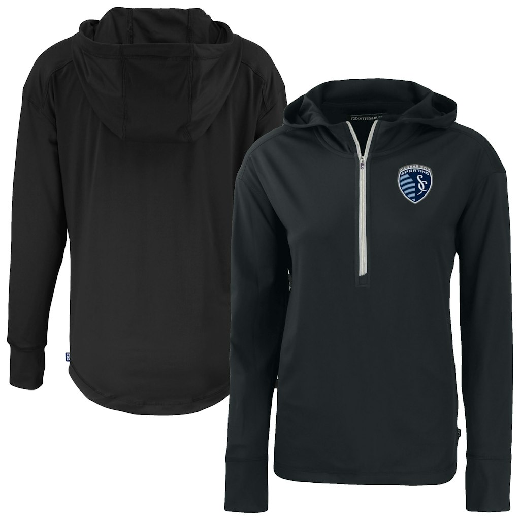Cutter & Buck Sporting Kansas City Women's Daybreak Eco Recycled Half-Zip Hoodie: $98.99 Cutter & Buck Sporting Kansas City Women's Daybreak Eco Recycled Half-Zip Hoodie: $98.99