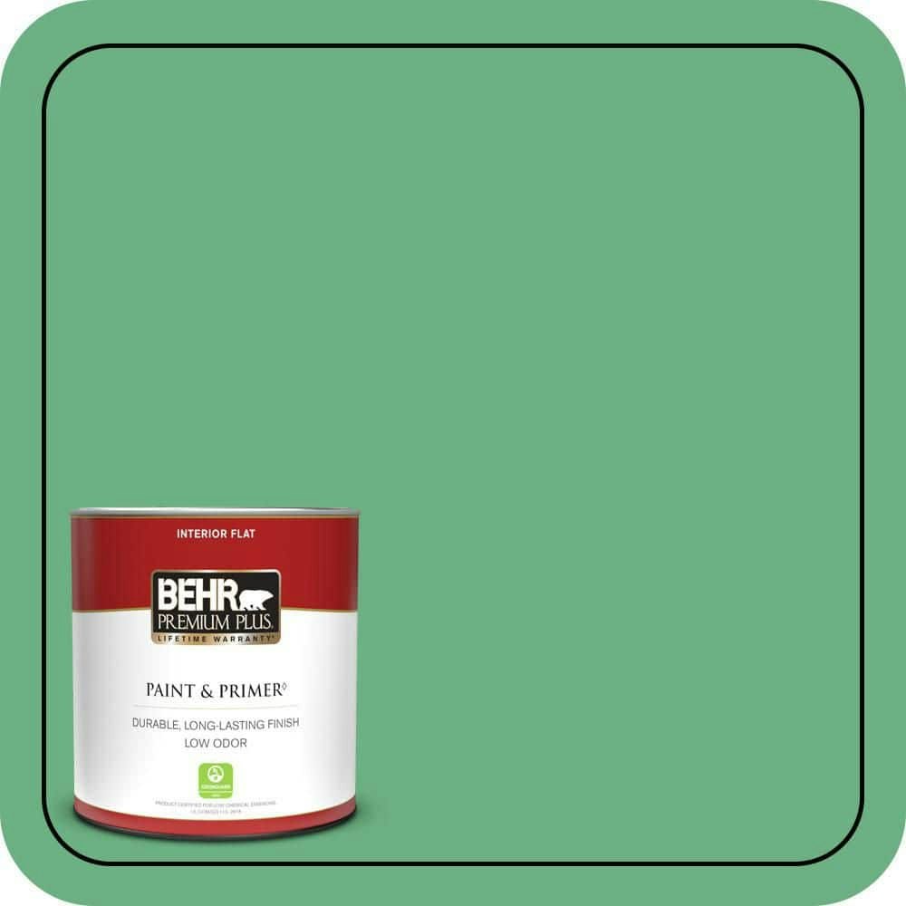 Behr Premium Plus Flat Interior Paint and Primer 1-Quart: $17.48 Behr Premium Plus Flat Interior Paint and Primer 1-Quart: $17.48