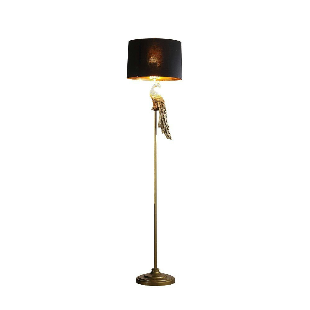 Ore International 64.5-Inch Golden Peacock Polyresin Floor Lamp: $89.99 Ore International 64.5-Inch Golden Peacock Polyresin Floor Lamp: $89.99