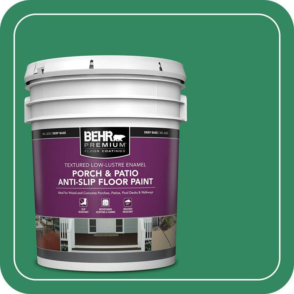 Behr P420-6 Exquisite Emerald 5-Gallon Textured Interior/Exterior Porch and Patio Floor Paint: $199 Behr P420-6 Exquisite Emerald 5-Gallon Textured Interior/Exterior Porch and Patio Floor Paint: $199