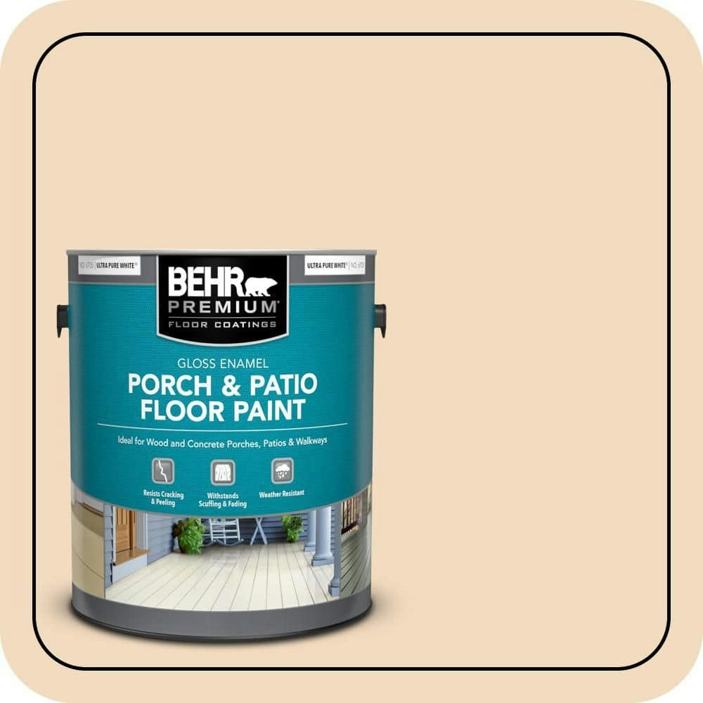 Behr Frosted Toffee Gloss Enamel Porch and Patio Floor Paint 1-Gallon: $40.98