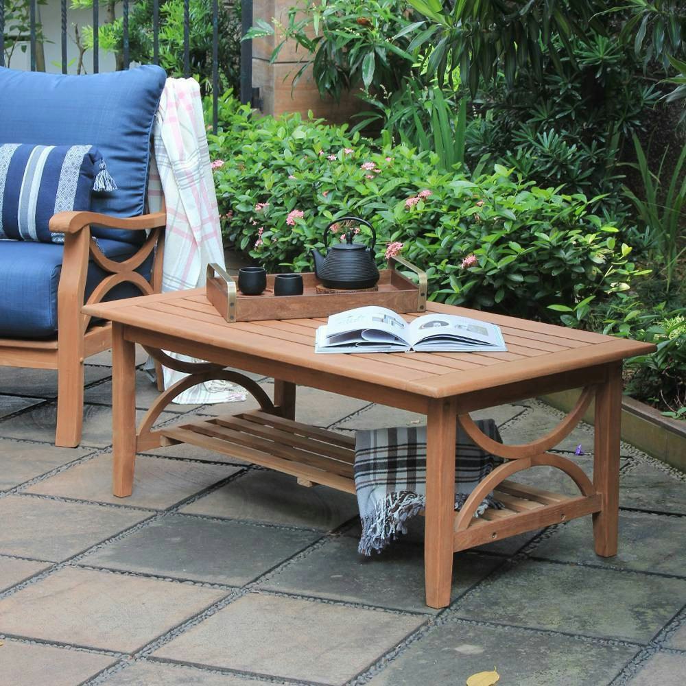 Sonoma Lane Alamo Teak Outdoor Coffee Table: $423 Sonoma Lane Alamo Teak Outdoor Coffee Table: $423