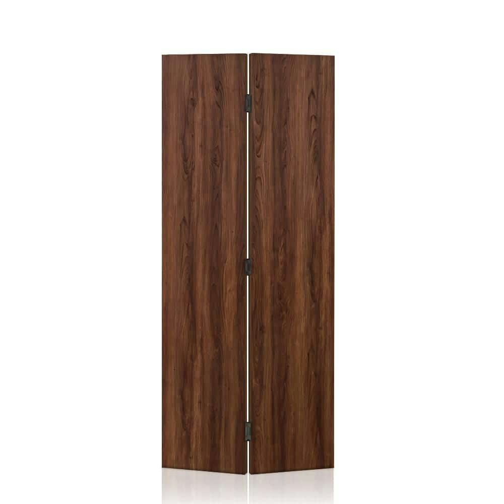22-inch x 90-inch Hollow Core Dark Walnut Composite Bi-Fold Closet Door: $349.95