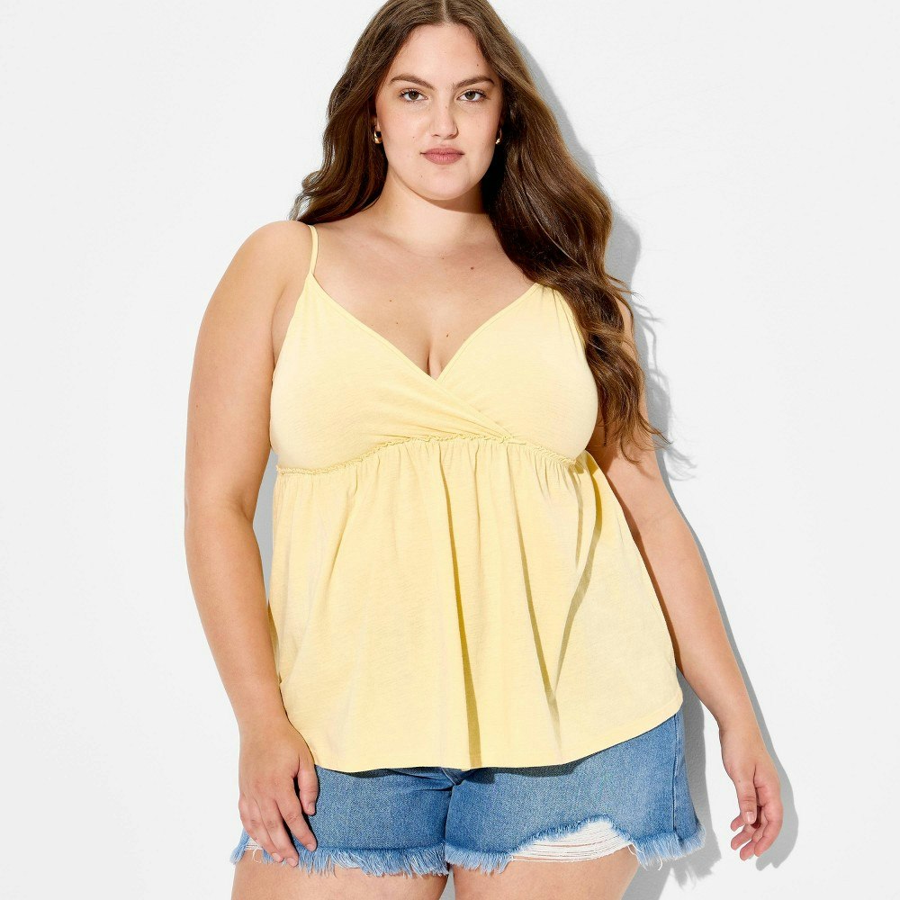 Wild Fable Women's Surplice Babydoll Tank Top: $12 Wild Fable Women's Surplice Babydoll Tank Top: $12