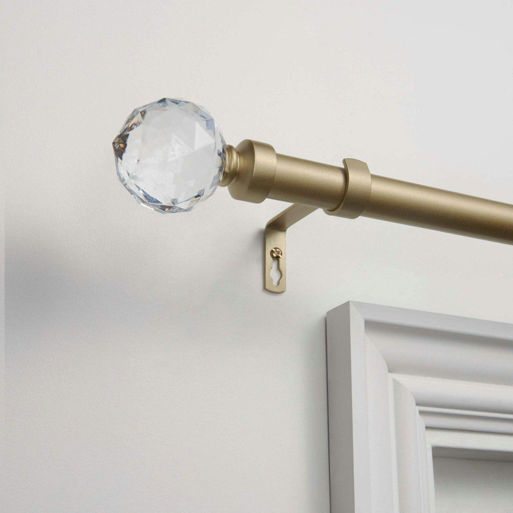 Exclusive Home 36"-72" Crystal Ball Curtain Rod: $29.99 Exclusive Home 36"-72" Crystal Ball Curtain Rod: $29.99