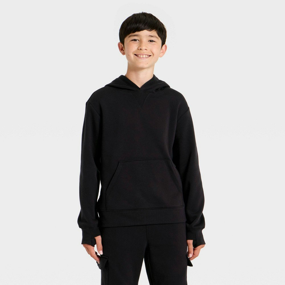 All in Motion Boys' Active Comfort Fleece Pullover Hoodie: $15