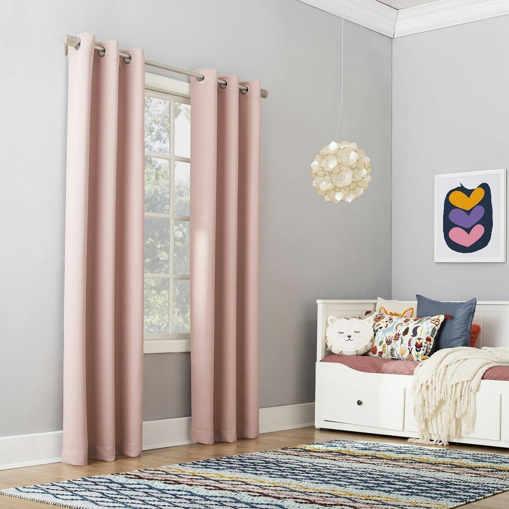 Sun Zero Riley 40" x 84" Blackout Grommet Curtain Panel: $14.59 Sun Zero Riley 40" x 84" Blackout Grommet Curtain Panel: $14.59