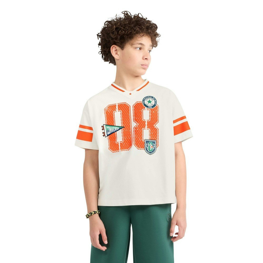 Converse Boys' Varsity Oversized Graphic T-Shirt: $15 Converse Boys' Varsity Oversized Graphic T-Shirt: $15