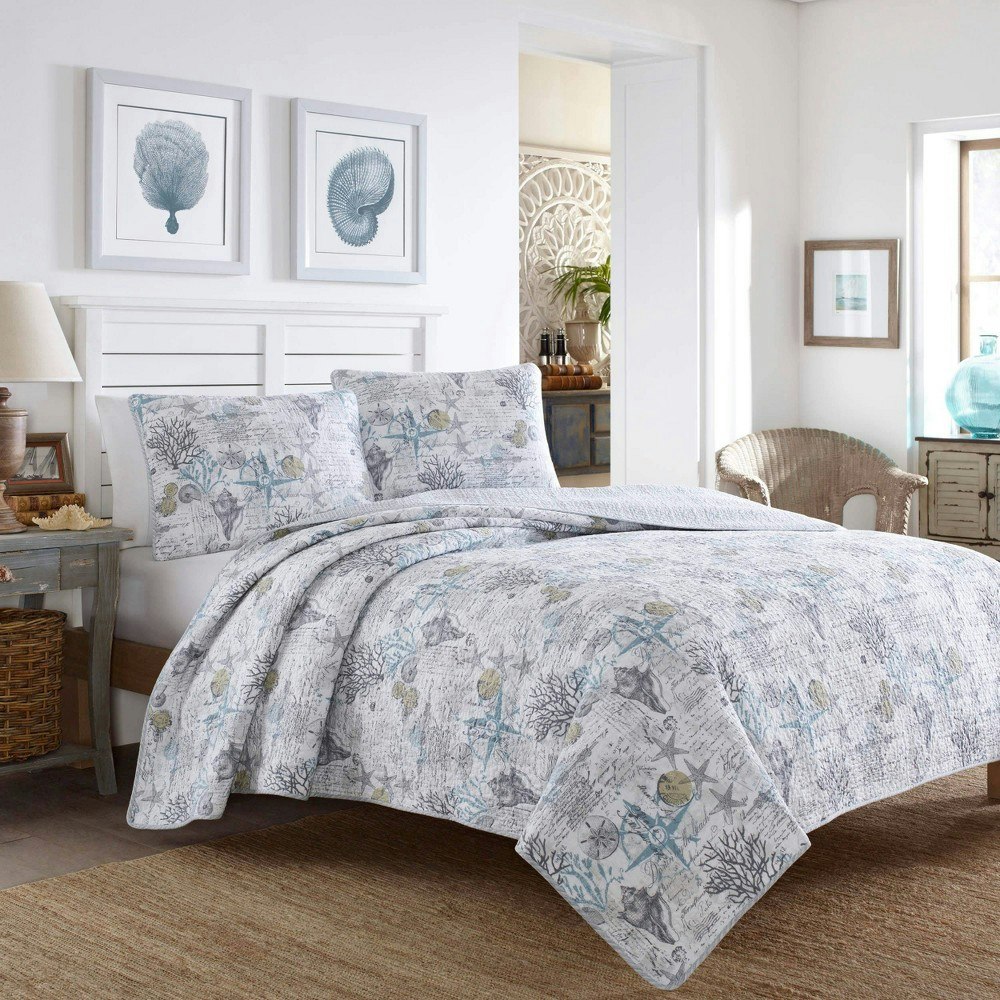 Tommy Bahama King Beach Bliss Pelican Quilt and Sham Set: $111.99 Tommy Bahama King Beach Bliss Pelican Quilt and Sham Set: $111.99