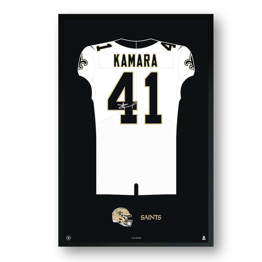 Alvin Kamara New Orleans Saints 27" x 39" Framed Jersey Print: $124.99