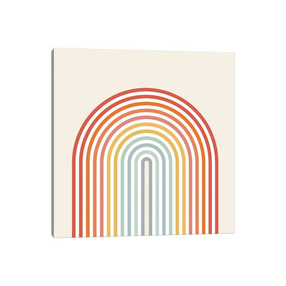 Show Me Mars 18" x 18" Minimalistic Rainbow Unframed Canvas Wall Art: $49.99 Show Me Mars 18" x 18" Minimalistic Rainbow Unframed Canvas Wall Art: $49.99