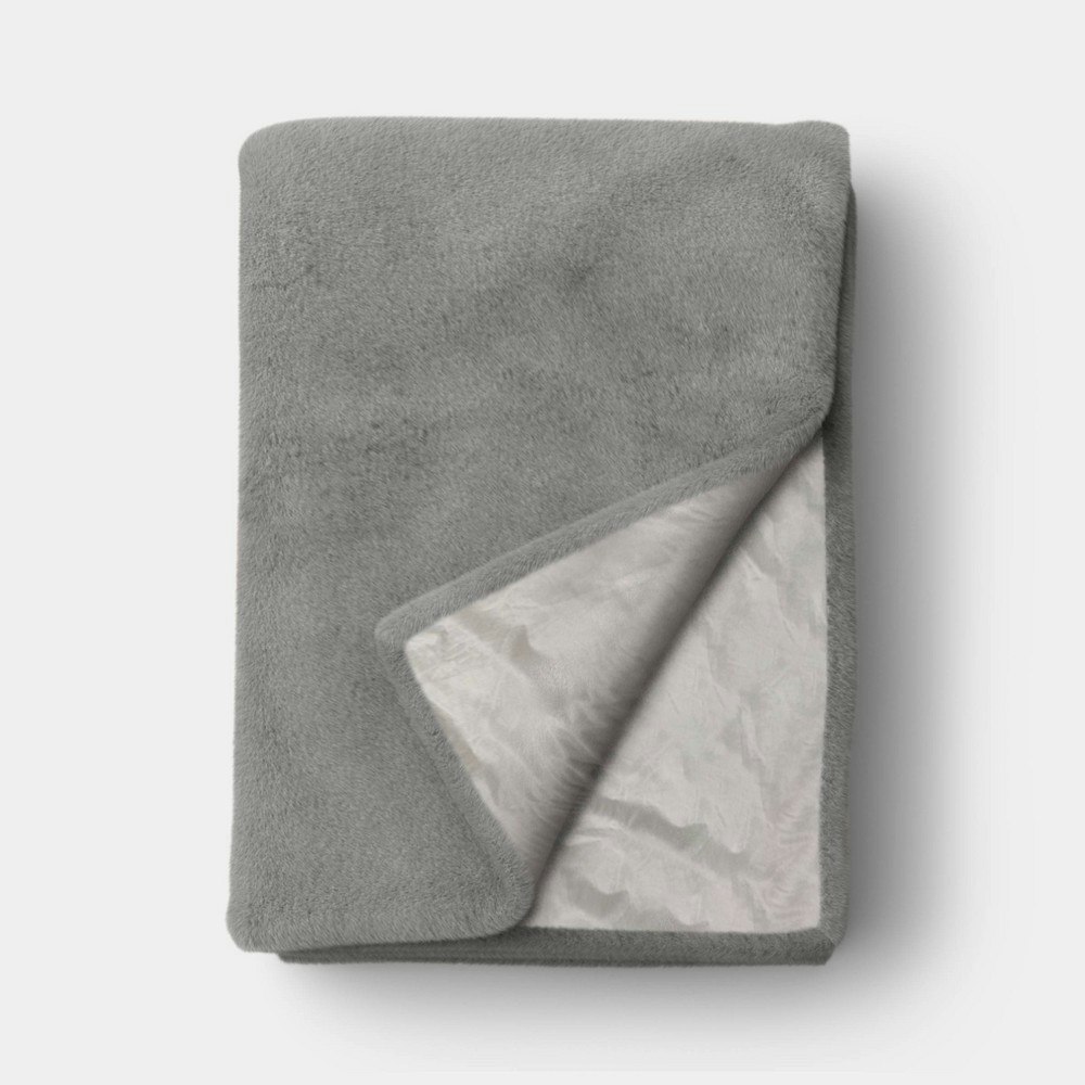 Threshold Faux Rabbit Fur Throw Blanket: $30 Threshold Faux Rabbit Fur Throw Blanket: $30