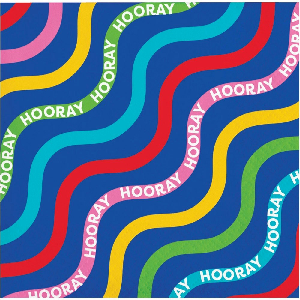 Say Hooray! Multicolored Beverage Napkins 64-Count: $20.99 Say Hooray! Multicolored Beverage Napkins 64-Count: $20.99