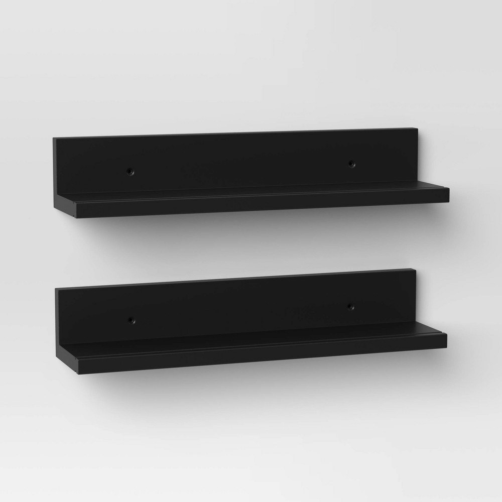 15-Inch Wall Shelf Picture Ledge 2-Pack: $12