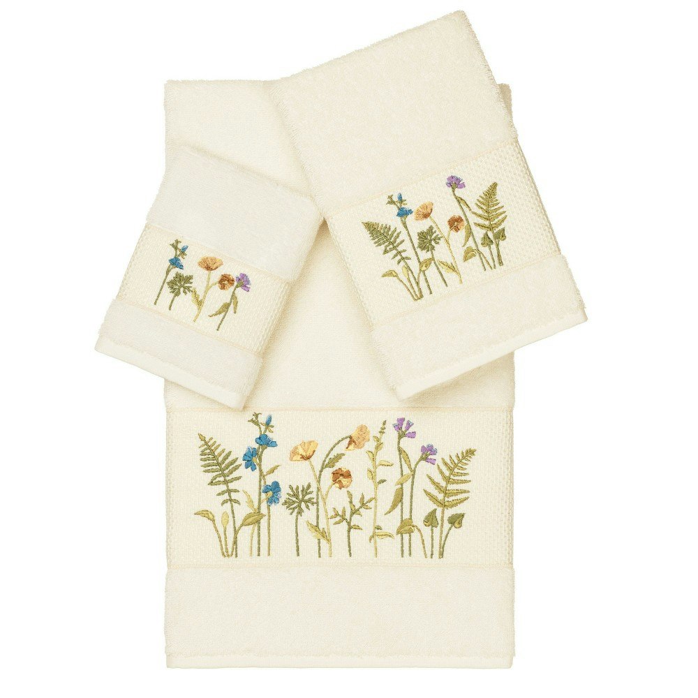 Linum Home Textiles Serenity Embellished Towel Set 3-Pack: $67.99