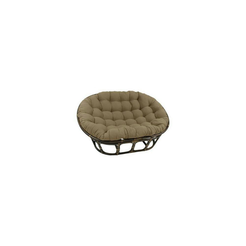 International Caravan 63" x 45" Double Papasan Chair with Twill Cushion: $422.99