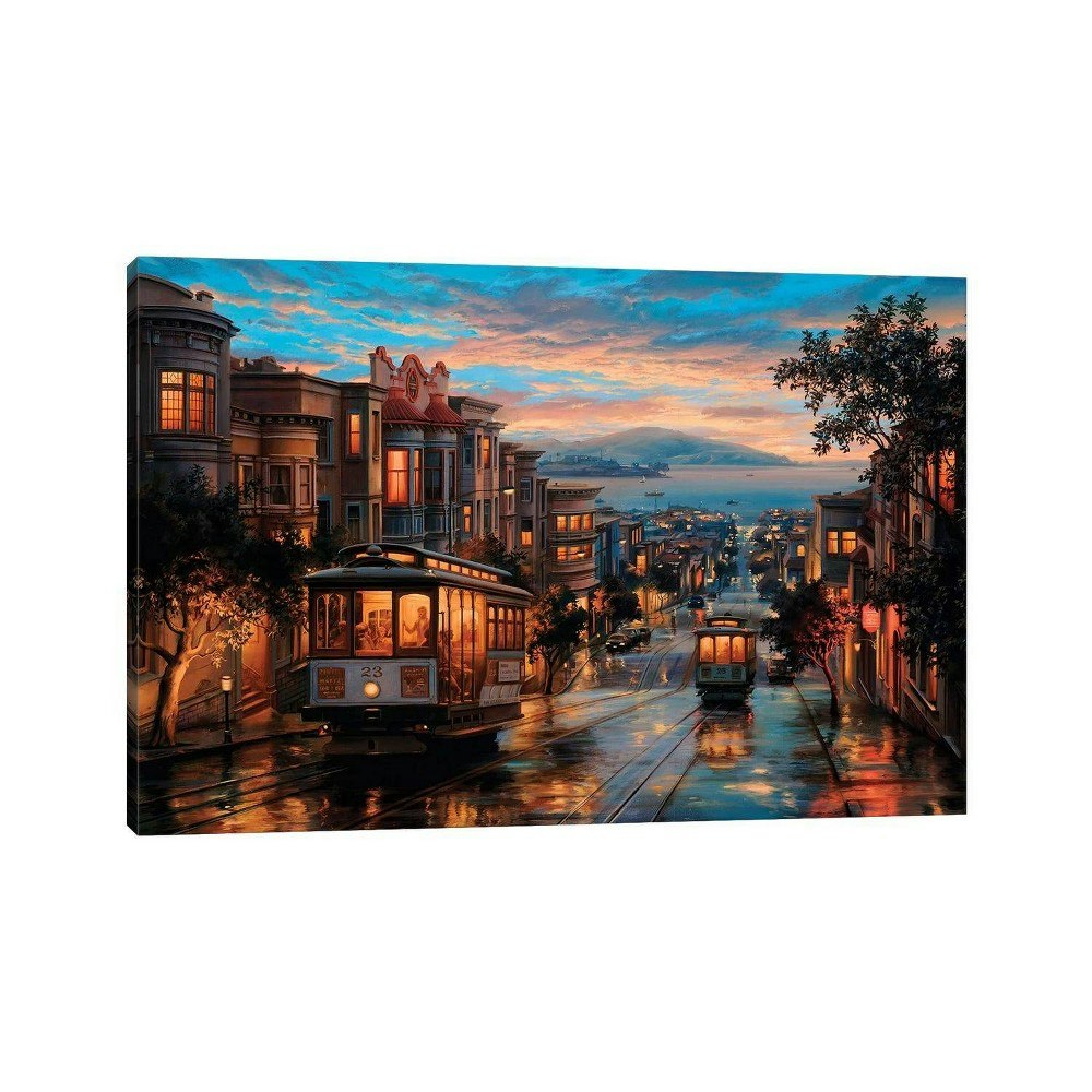 iCanvas 26"x40" Cable Car Heaven by Evgeny Lushpin Wall Canvas: $138.99