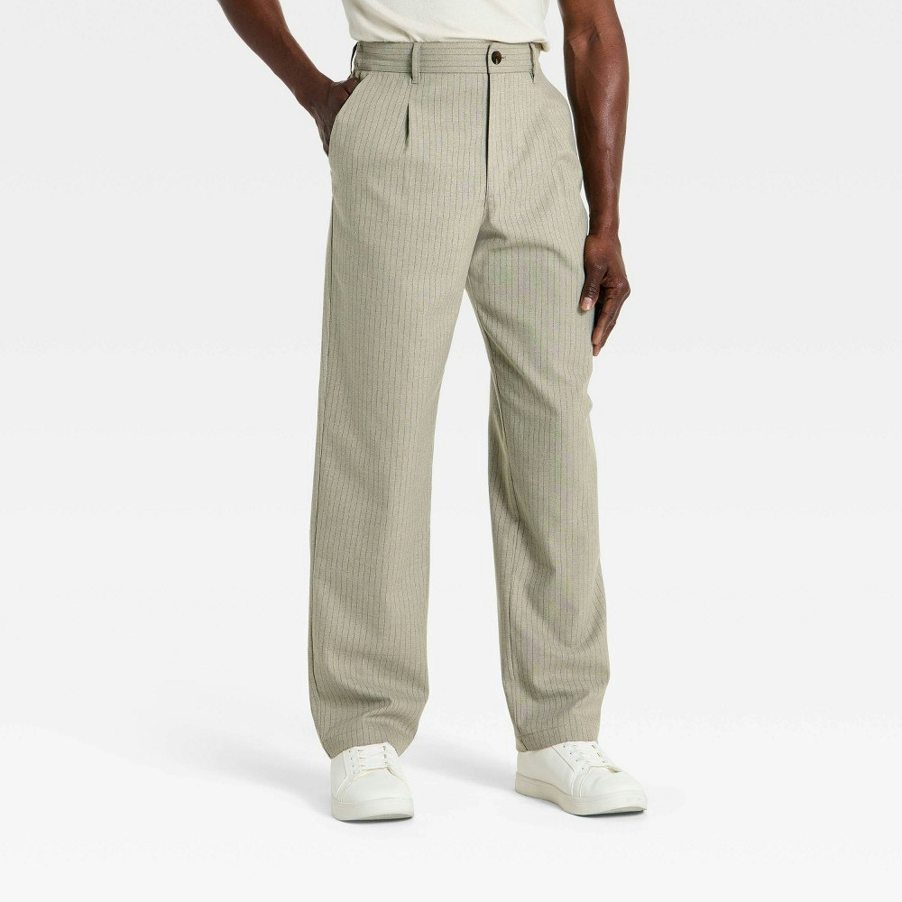 Houston White Men's Baggy Pleated Trousers: $45