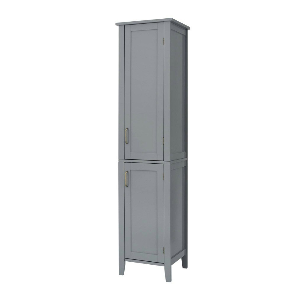 Mercer Mid-Century Modern Wooden Linen Tower Cabinet: $227.99 Mercer Mid-Century Modern Wooden Linen Tower Cabinet: $227.99