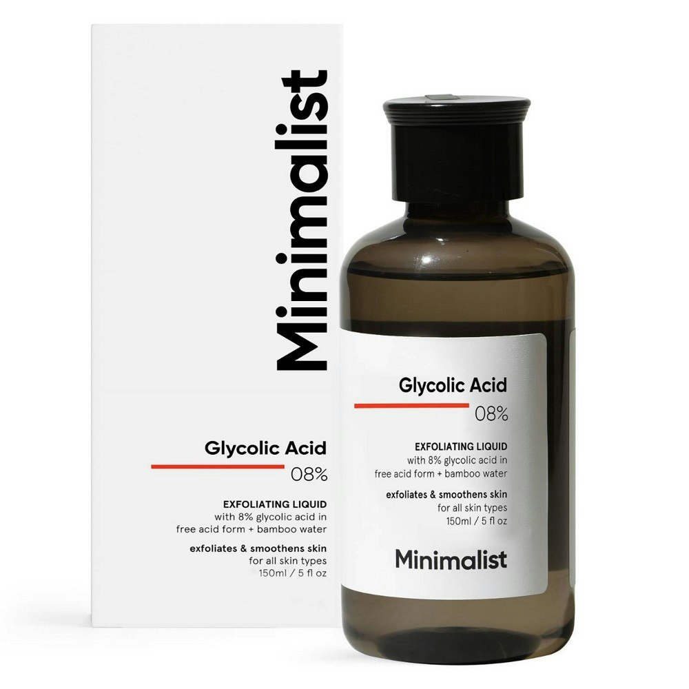 Minimalist 8% Glycolic Acid Exfoliating Liquid 5-oz.: $12 Minimalist 8% Glycolic Acid Exfoliating Liquid 5-oz.: $12