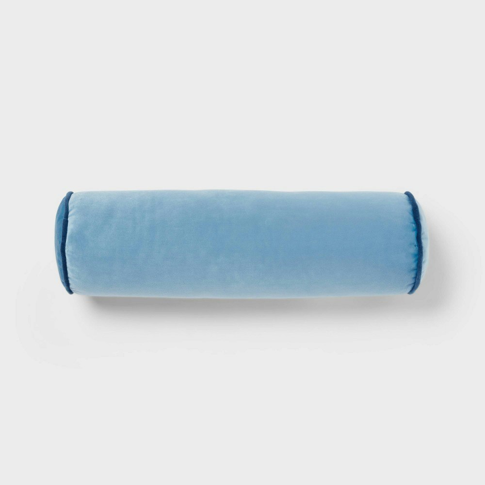 Pillowfort Round Velvet Bolster Kids' Throw Pillow: $17 Pillowfort Round Velvet Bolster Kids' Throw Pillow: $17