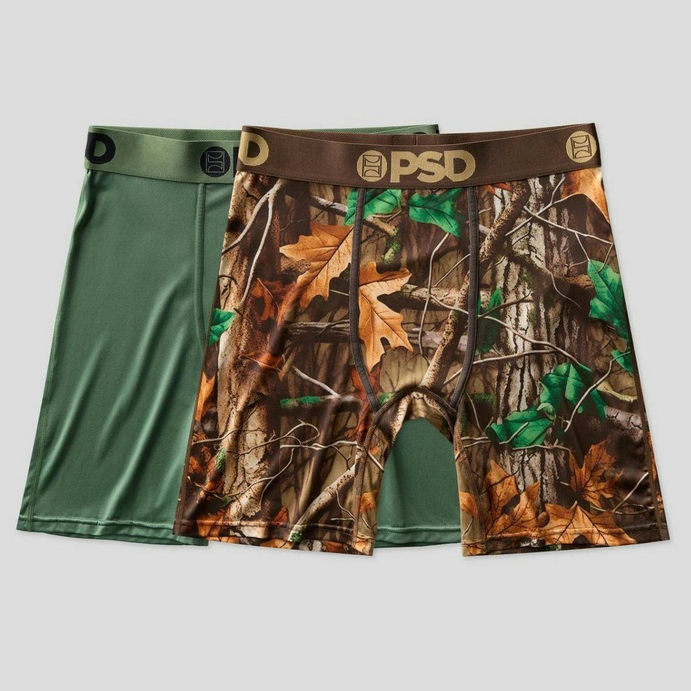 PSD Men's Forest Camo Boxer Briefs: $24