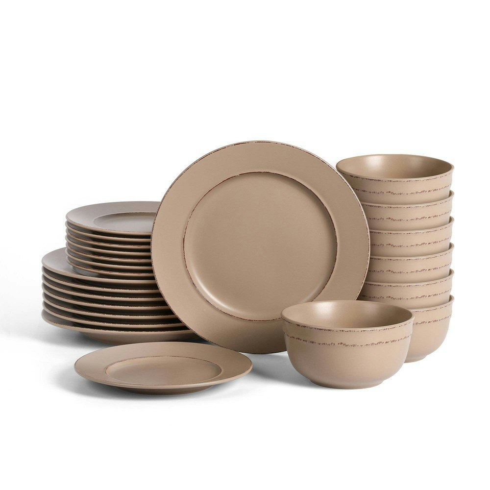 Earth & Clay 24-Piece Hazel Stoneware Dinnerware Set: $109.99 Earth & Clay 24-Piece Hazel Stoneware Dinnerware Set: $109.99