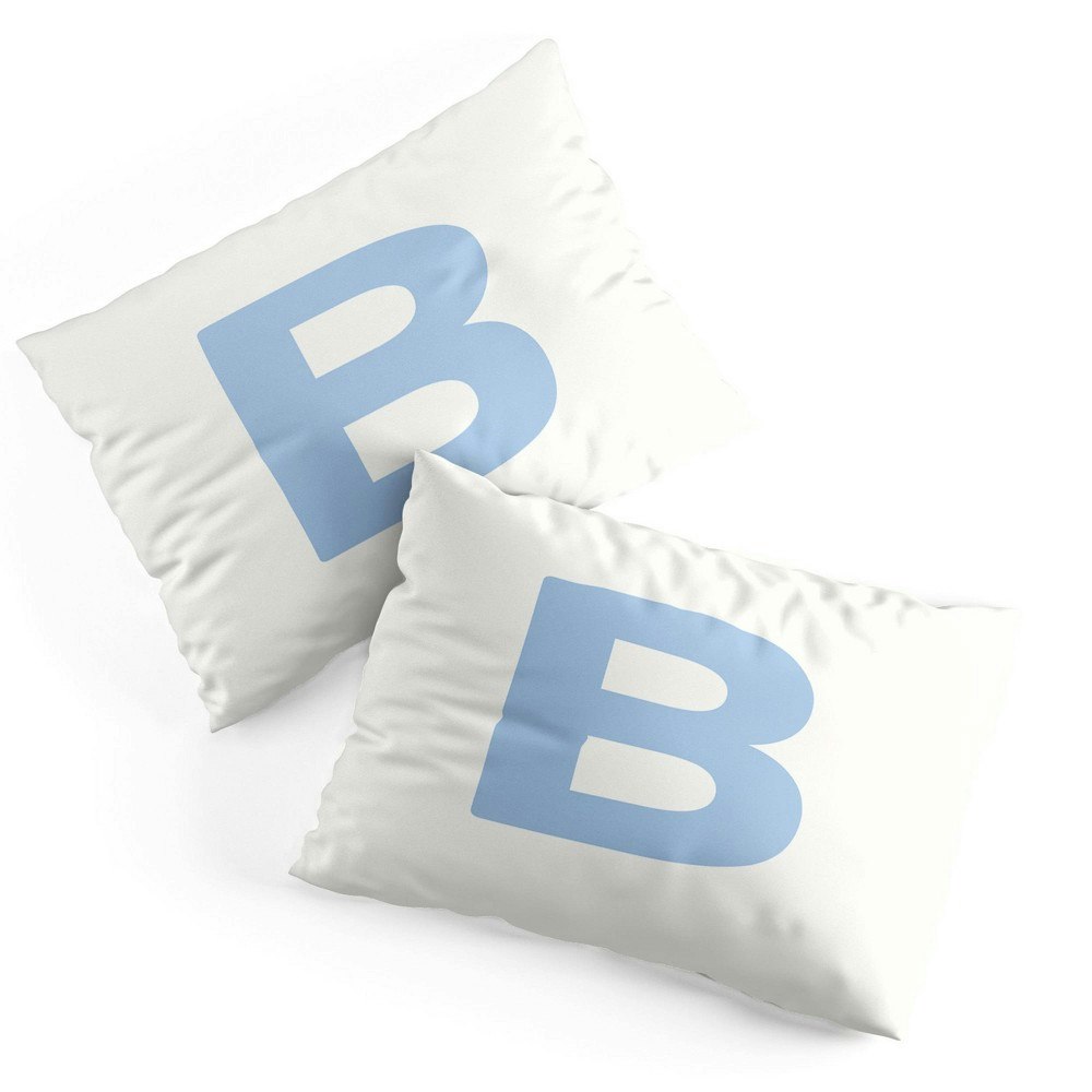 Deny Designs April Lane Monogram B Microfiber Pillow Sham: $29.49