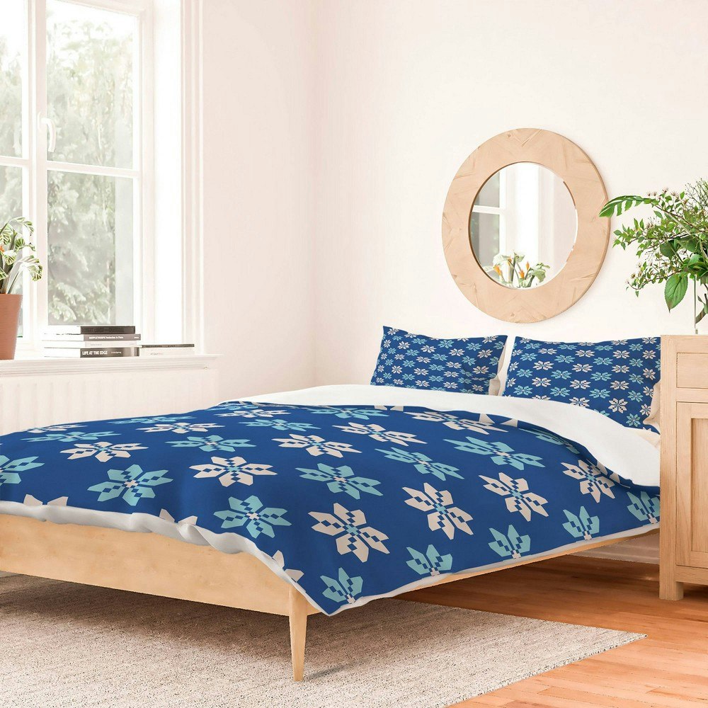 Deny Designs King Bethlehem Stars Duvet Cover and Pillow Sham Set: $229.99