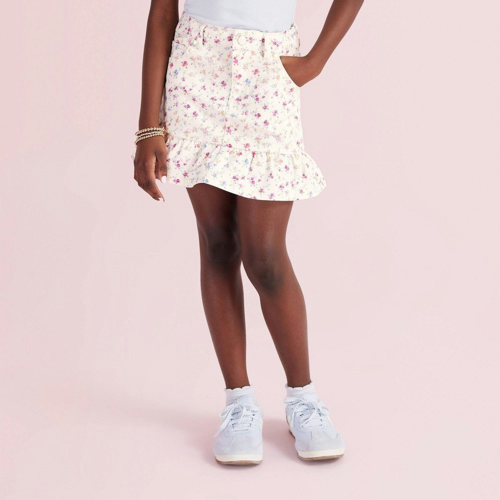 LoveShackFancy x Target Girls' Olivia Sunrise Patchwork Denim Skirt: $25