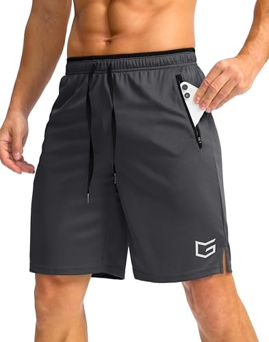 G Gradual Men's 9" Athletic Mesh Gym Shorts: $12.99