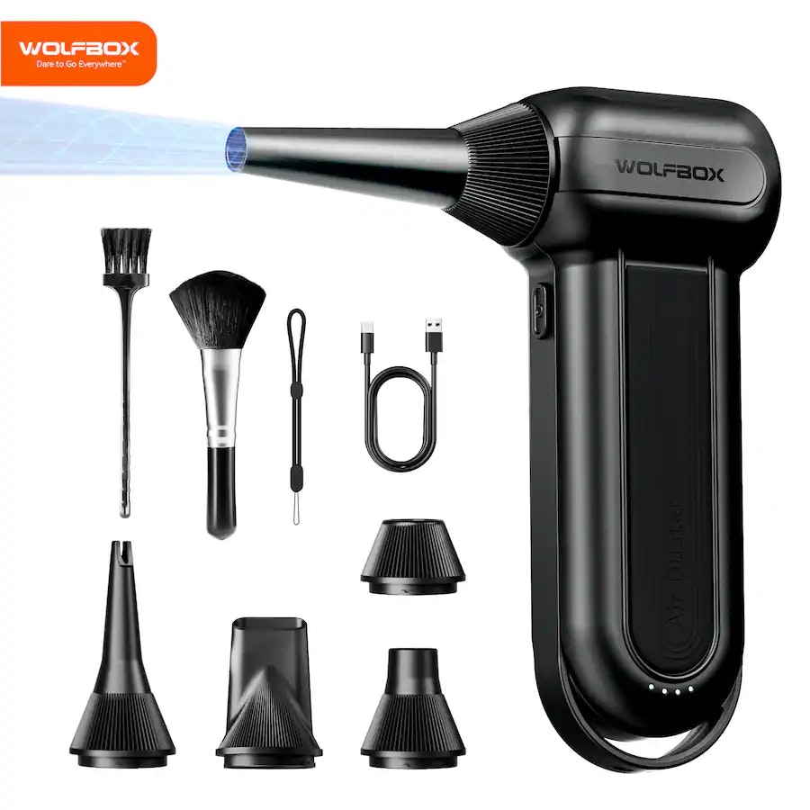 WOLFBOX DF100B 150000-RPM Compressed Air Duster: $58