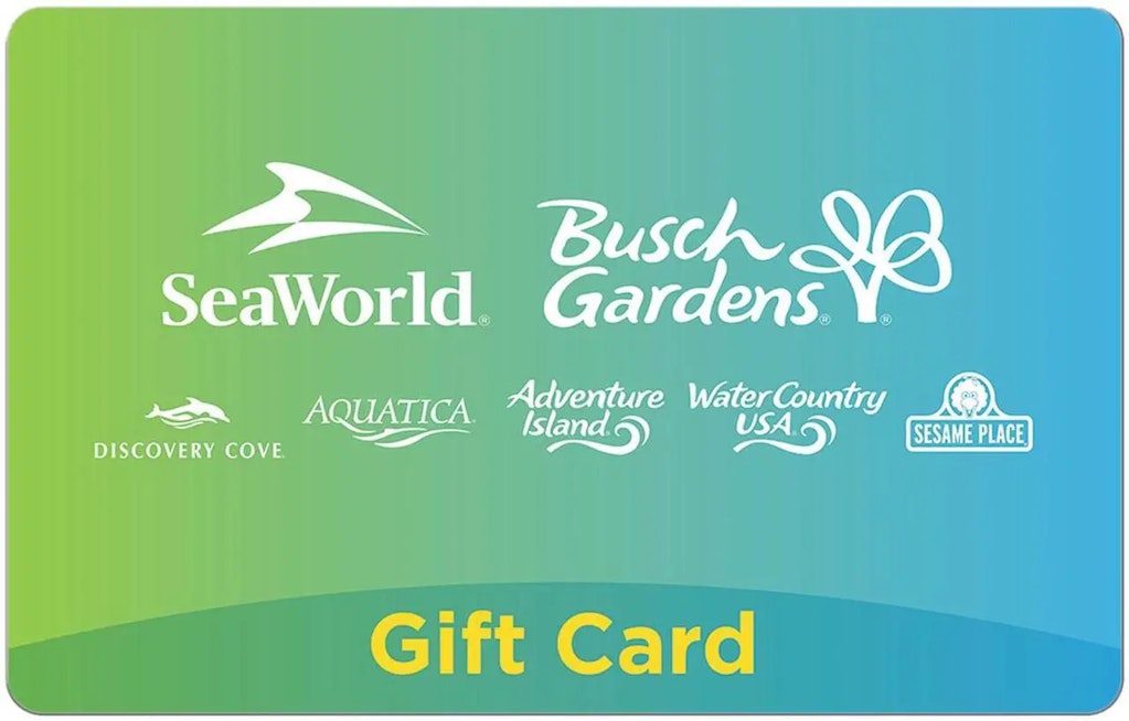$550 in United Parks & Resorts Gift Cards: $500 $550 in United Parks & Resorts Gift Cards: $500