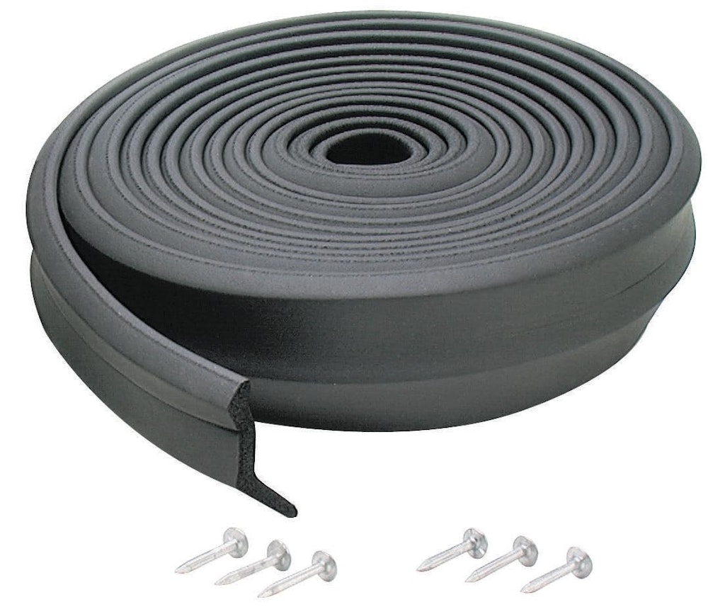 M-D Building Products 9-Foot Black Rubber Garage Door Bottom Seal: $5.47