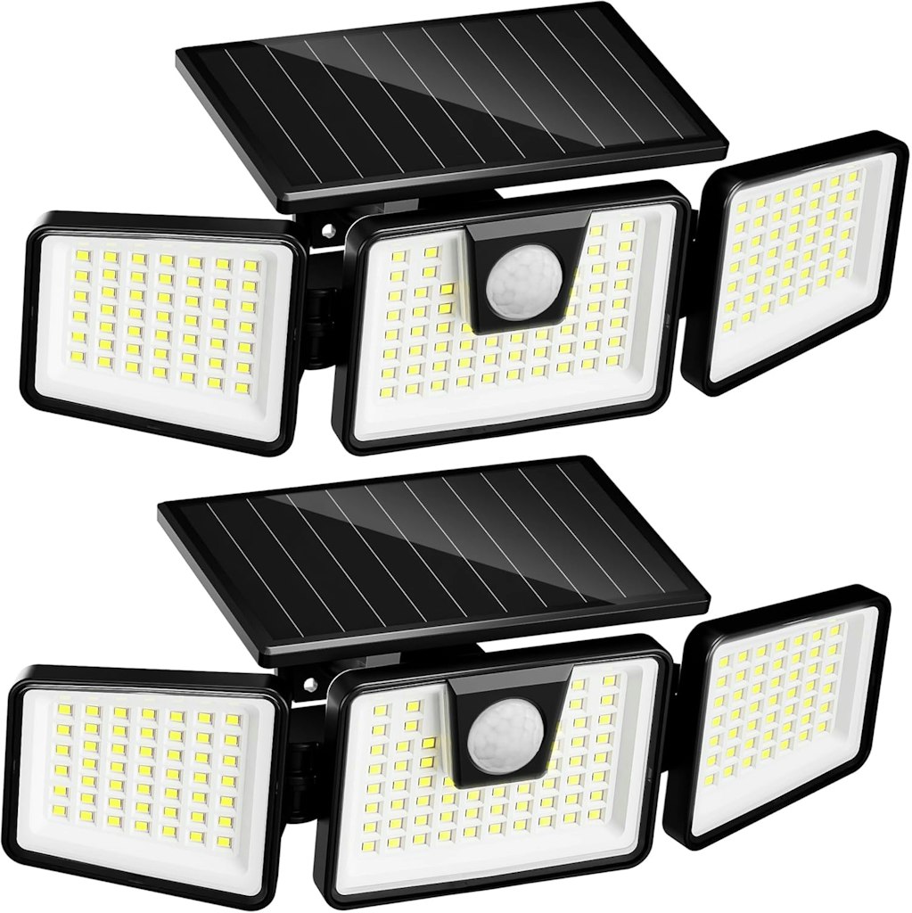 Incx Solar Waterproof Motion Sensor Lights 2-Pack: $11.96